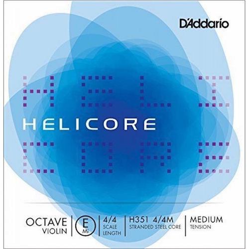 D'addario H351 4/4m - Corde Seule (Mi) Violon 4/4 Helicore Octave, Medium