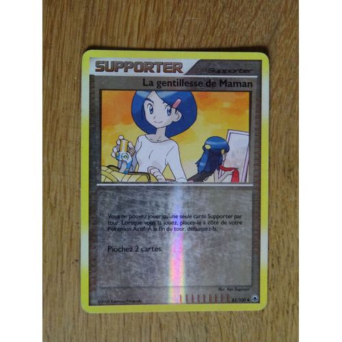 Carte Pokemon Supporter La Gentillesse De Maman Brillante 83/100 Diamant Et Perle - Aube Majestureuse