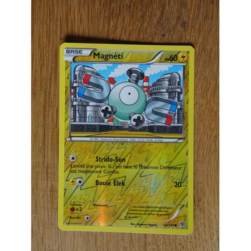 Carte Pokemon Magnéti Brillante 60 Pv Tempete Plasma 42/135