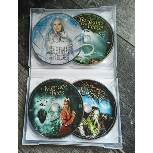 Histoires De Fées : La Menace Des Fées + Le Royaume Des Fées + Les Chroniques De La Fée Crystal + La Reine Des Neiges - Pack