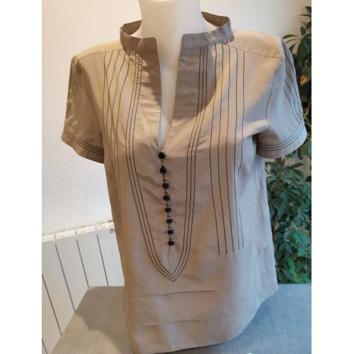 Blouse Top Zara Soie Taille 36