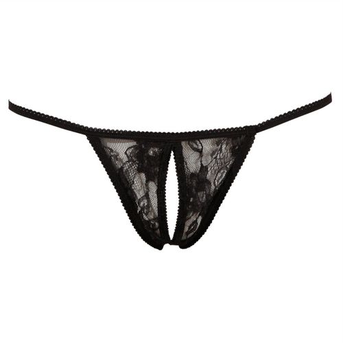 String Ouvert Noir S-L