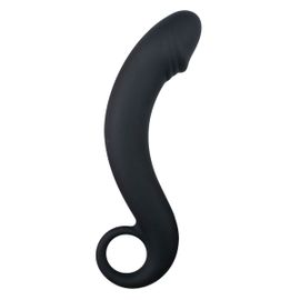 Gode De Prostate En Silicone Noir
