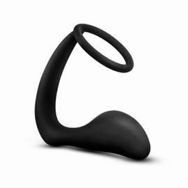 Anal Adventures Platinum - Plug Anal Avec Anneau Pénien