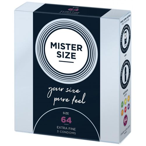 Mister.Size Préservatifs 64 Mm 3 Piéces