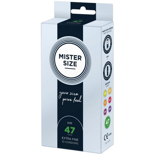 Mister.Size Préservatifs 47 Mm 10 Piéces