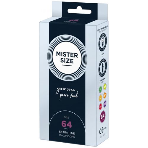 Mister.Size Préservatifs 64 Mm 10 Piéces