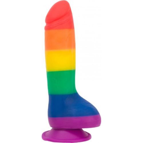 Addiction - Godemich? Arc-En-Ciel Justin En Silicone- 20 Cm