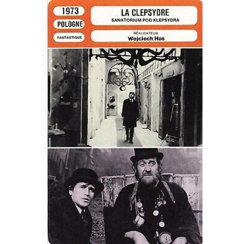 Fiche Monsieur Cinema La Clepsydre