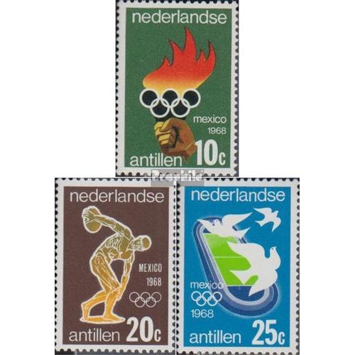 Néerlandais Antilles 187-189 (Complète Edition) Neuf Avec Gomme Originale 1968 Jeux Olympiques Été