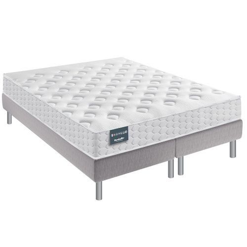 Ensemble dunlopillo génial mousse mémoire de forme 160/2x80x200