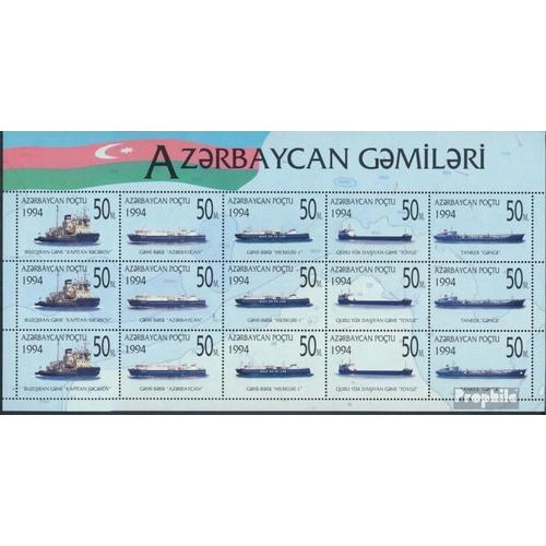 Aserbaidschan 167-171 Zd-Feuille (Complète Edition) Neuf Avec Gomme Originale 1994 La Flotte