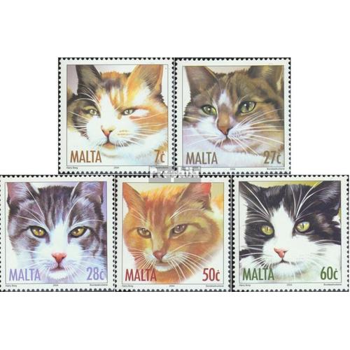 Malte 1319-1323 (Complète Edition) Neuf Avec Gomme Originale 2004 Chats
