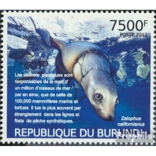 Burundi 2594 (Complète Edition) Neuf Avec Gomme Originale 2012 Plastikmüll Dans Mer
