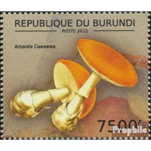 Burundi 2742 (Complète Edition) Neuf Avec Gomme Originale 2012 Champignons Comestibles