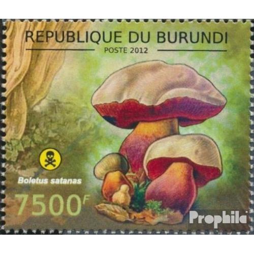 Burundi 2747 (Complète Edition) Neuf Avec Gomme Originale 2012 Toxiques Champignons