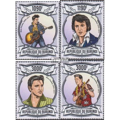 Burundi 3103-3106 (Complète Edition) Neuf Avec Gomme Originale 2013 Elvis Presley