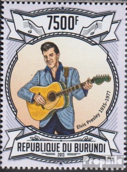 Burundi 3107 (Complète Edition) Neuf Avec Gomme Originale 2013 Elvis Presley