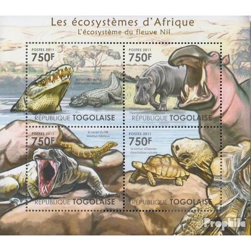 Togo 4173-4176 Feuille Miniature (Complète Edition) Neuf Avec Gomme Originale 2011 Africaine Écosystèmes