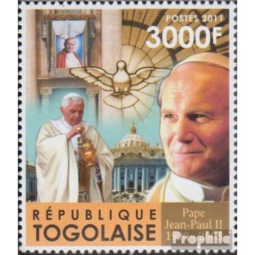 Togo 4073 (Complète Edition) Neuf Avec Gomme Originale 2011 Pape Jean Paul Ii.