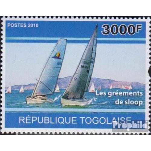 Togo 3743 (Complète Edition) Neuf Avec Gomme Originale 2010 Bateaux À Voile