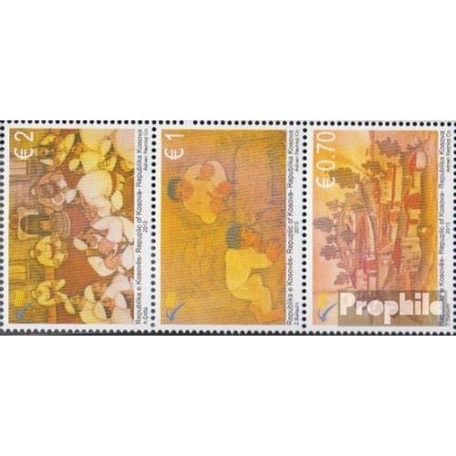 Kosovo 261-263 Bande De Trois (Complète Edition) Neuf Avec Gomme Originale 2013 Kastrati