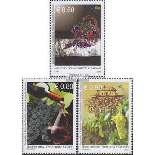 Kosovo 322-324 (Complète Edition) Neuf Avec Gomme Originale 2015 Vignoble Dans Kosovo