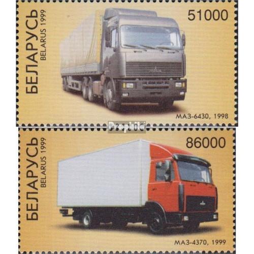 Weißrussland 336-337 (Complète Edition) Neuf Avec Gomme Originale 1999 Lkw Automobilwerk Minsk