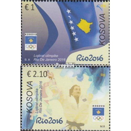 Kosovo 346-347 (Complète Edition) Neuf Avec Gomme Originale 2016 Jeux Olympiques Été