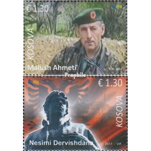 Kosovo 376-377 (Complète Edition) Neuf Avec Gomme Originale 2017 Combattant De La Liberté