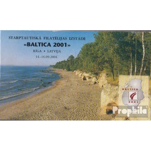 Lettonie 551mh (Complète Edition) Carnet De Timbres Neuf Avec Gomme Originale 2001 Mer Baltique