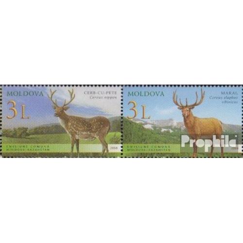 Moldawien 623-624 Couple (Complète Edition) Neuf Avec Gomme Originale 2008 Cerfs