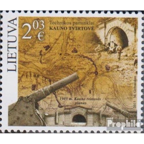Lituanie 1186 (Complète Edition) Neuf Avec Gomme Originale 2015 Forteresse De Kaunas