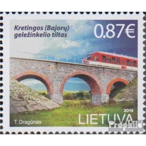 Lituanie 1191 (Complète Edition) Neuf Avec Gomme Originale 2015 Eisenbahnbrücken Kretinga