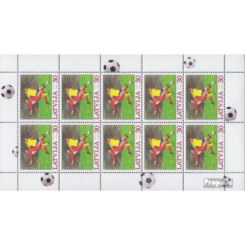 Lettonie 614klb Feuille Miniature (Complète Edition) Neuf Avec Gomme Originale 2004 Football