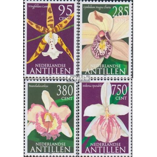 Néerlandais Antilles 1155-1158 (Complète Edition) Neuf Avec Gomme Originale 2002 Orchidées