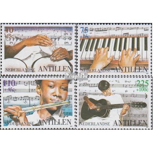 Néerlandais Antilles 933-936 (Complète Edition) Neuf Avec Gomme Originale 1997 Musique