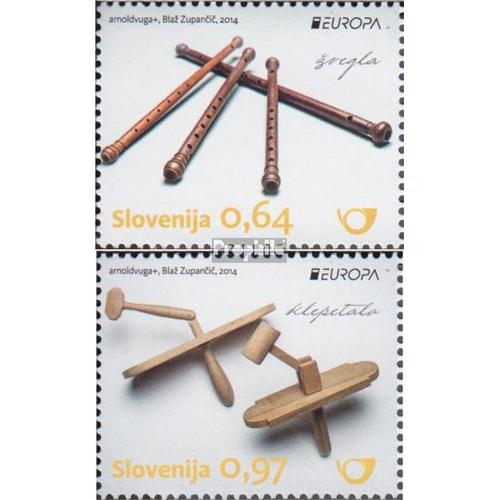 Slovénie 1063-1064 (Complète Edition) Neuf Avec Gomme Originale 2014 Instruments De Musique Populaire