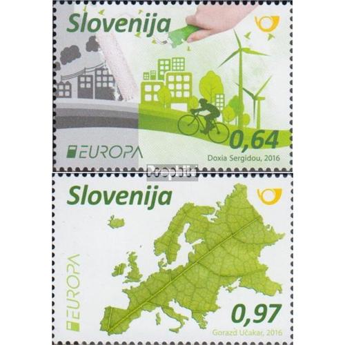Slovénie 1199-1200 (Complète Edition) Neuf Avec Gomme Originale 2016 Umweltbewusst Vie