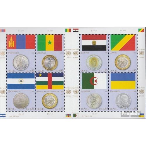 Nations Unies - Genève 743-750 Feuille Miniature (Complète Edition) Neuf Avec Gomme Originale 2011 Drapeaux Et Coins