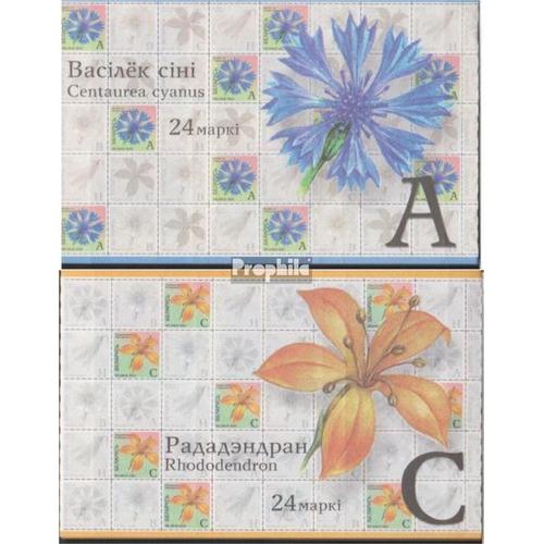 Weißrussland 462mh-463mh (Complète Edition) Carnet De Timbres Neuf Avec Gomme Originale 2002 Fleurs