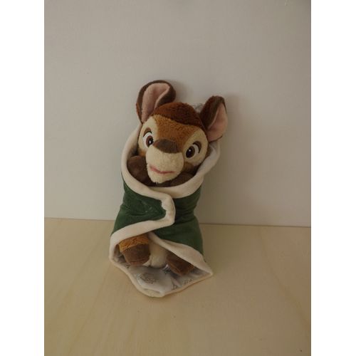 Doudou Peluche Faon Bambi Couverture Disney