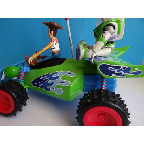 Toy Story 1 Voiture Teleguidee Avec Buzz L'eclaire Et Woody Matel