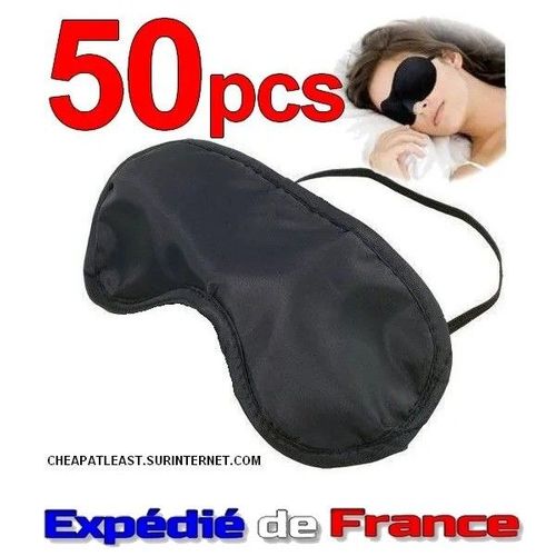 Bandeau Cache Yeux (Lot De 50) - Masque De Sommeil / Masques Nuit / Voyage / Repos / Avion / Bandeaux Occultant - Cheapatleast