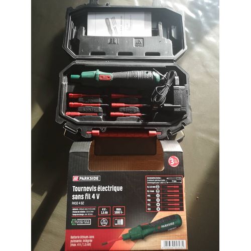 Tournevis électrique sans fil 4V PASD 4 B2