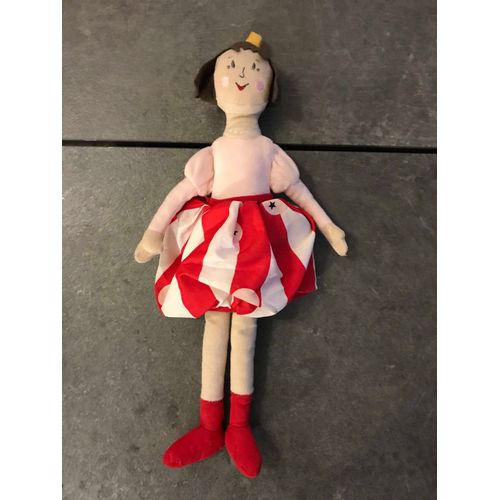 Doudou Peluche Princesse Rouge Et Blanche Étoile Ikea