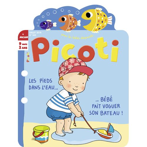 Picoti 345 Les Pieds Dans L'eau Bebe Fait Voguer Son Bateau !