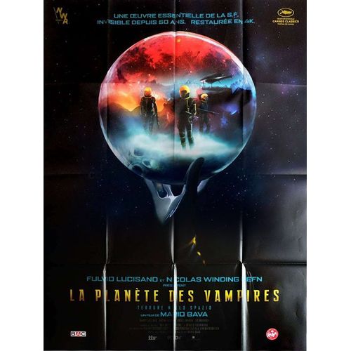 La Planète Des Vampires /Terrore Nello Spazio - Véritable Affiche De Cinéma Pliée -Format 120x160 Cm - De Mario Bava Avec Barry Sullivan, Norma Bengell, Evi Marandi, Angel Aranda - 1965 Ressortie 2016