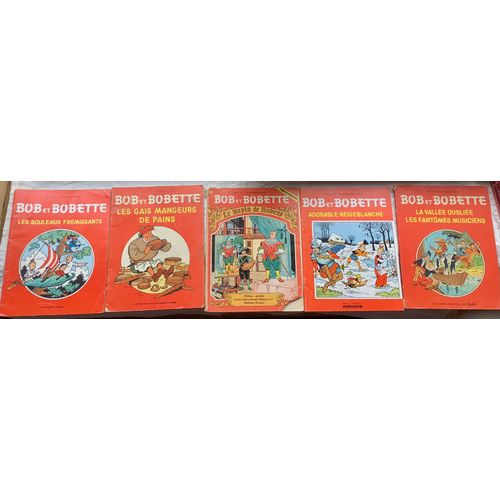 5 Albums Bd Bob Et Bobette
