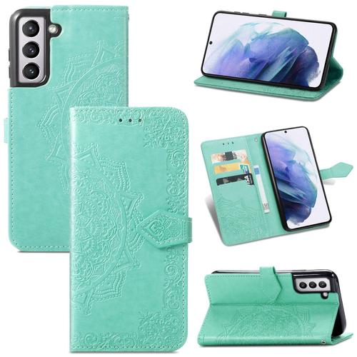 Advansia Coque Pour Samsung Galaxy S21 5g Green [Lotus]